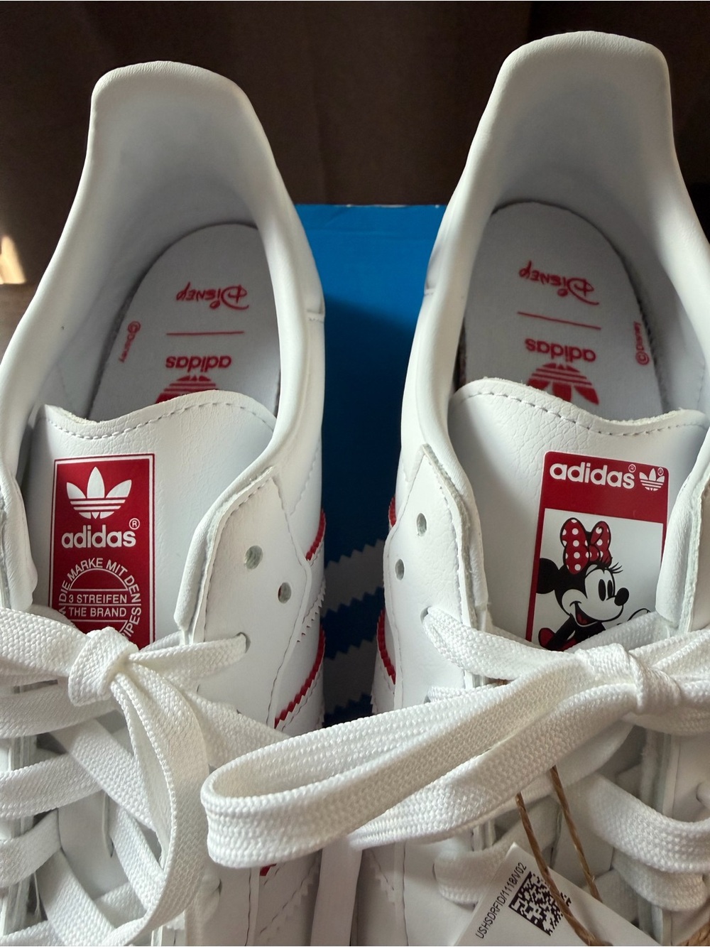 adidas Samba Vegan x Mickey — White with Red Accents Men’s Sneakers - Picture 2 of 6